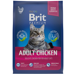 картинка Brit сухой корм премиум класса с курицей для взрослых кошек от зоомагазина Кандибобер
