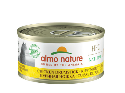 картинка Almo Nature консервы для кошек "Аппетитные Куриные бедрышки", 75% мяса от зоомагазина Кандибобер