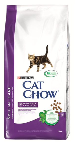 картинка Корм Cat Chow для выведения шерсти из желудка от зоомагазина Кандибобер