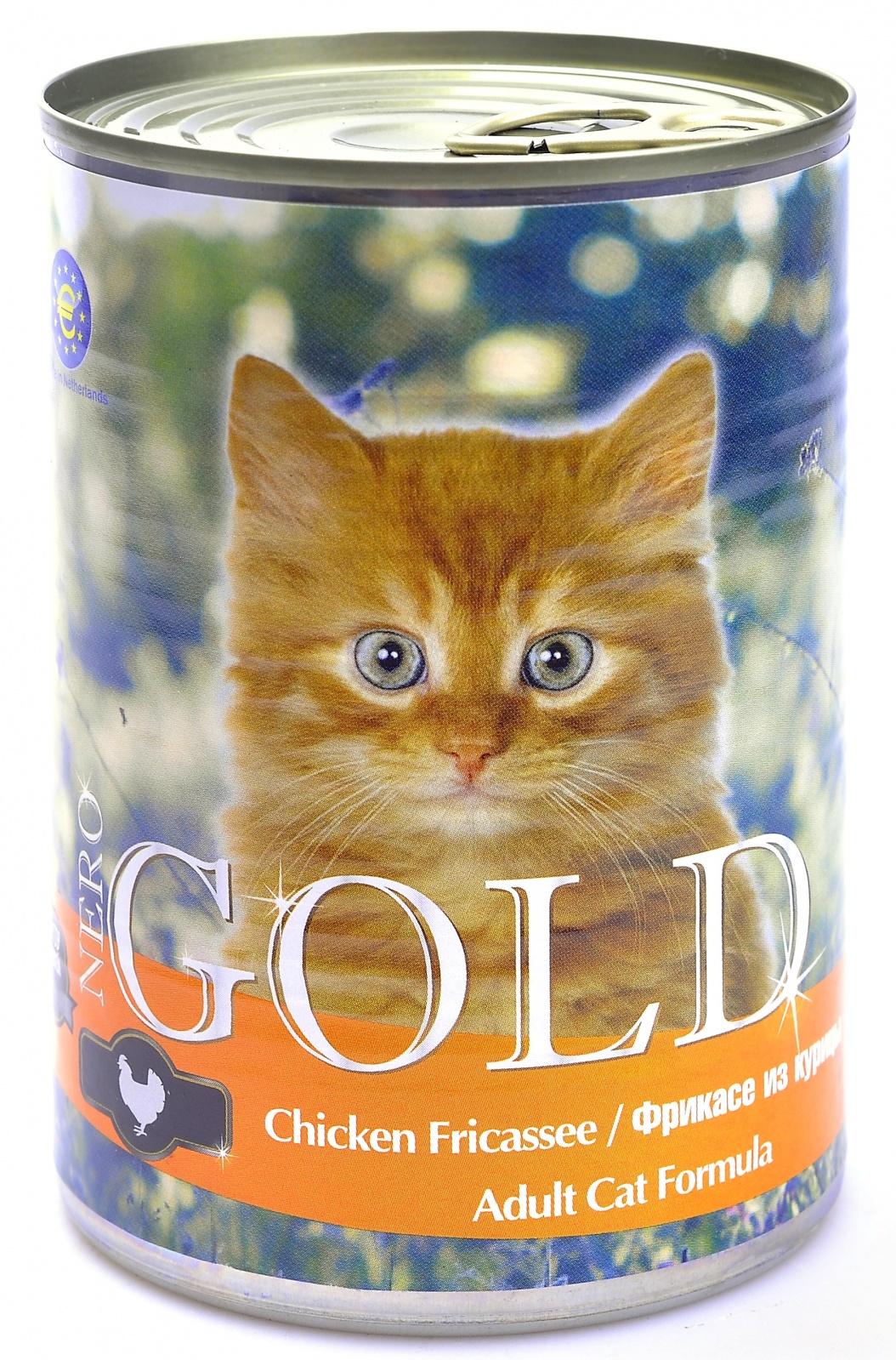 картинка Nero Gold Консервы для кошек "Фрикасе из курицы"  от зоомагазина Кандибобер