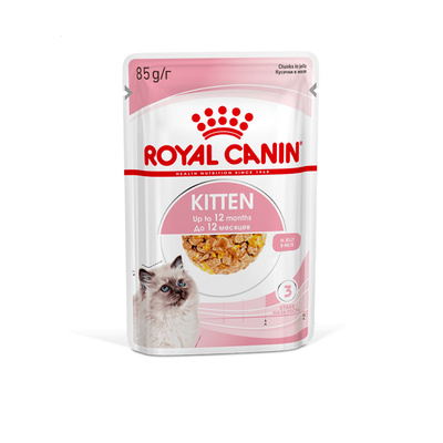 картинка Royal Canin. Кусочки в желе для котят: 4-12 мес. (Kitten Instinctive) от зоомагазина Кандибобер