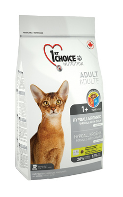 картинка Корм 1st Choice для кошек, картошка с уткой от зоомагазина Кандибобер