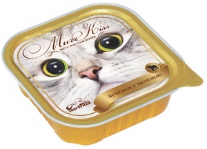 картинка Консервы для кошек "МуррКисс"  Ягненок с печенью от зоомагазина Кандибобер