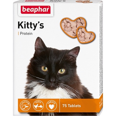 картинка Beaphar кормовая добавка с протеином для кошек, Kitty's + Protein от зоомагазина Кандибобер