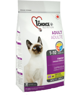картинка Корм 1st Choice для привередливых кошек от зоомагазина Кандибобер