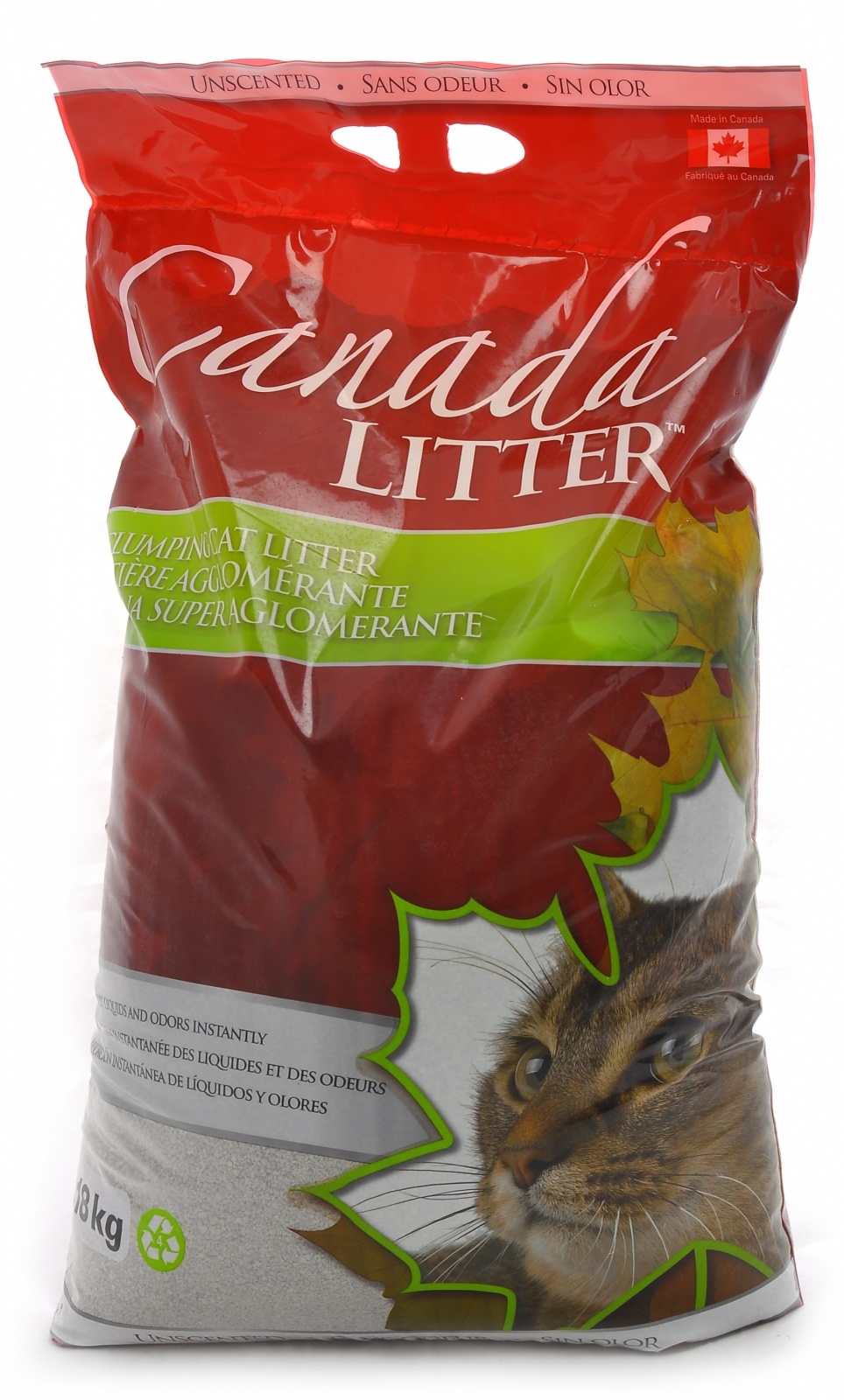картинка Canada Litter. Канадский комкующийся наполнитель "Запах на Замке", без запаха от зоомагазина Кандибобер