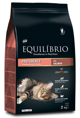 картинка Equilibrio Сухой корм для взрослых кошек с лососем от зоомагазина Кандибобер