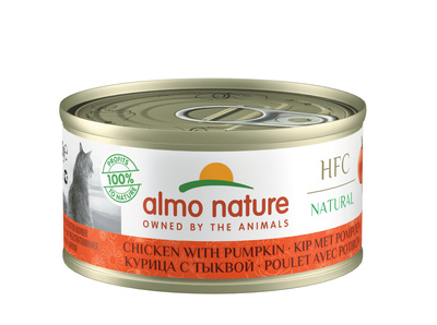 картинка Almo Nature консервы для кошек с курицей и тыквой, 75% мяса от зоомагазина Кандибобер