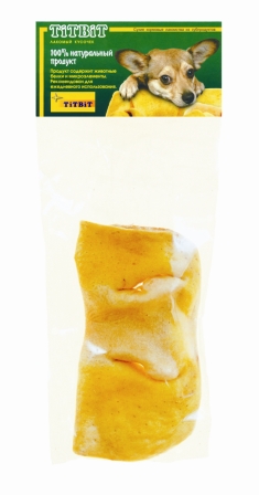 картинка Нос говяжий бабочка в мягкой упаковке, TiTBiT от зоомагазина Кандибобер