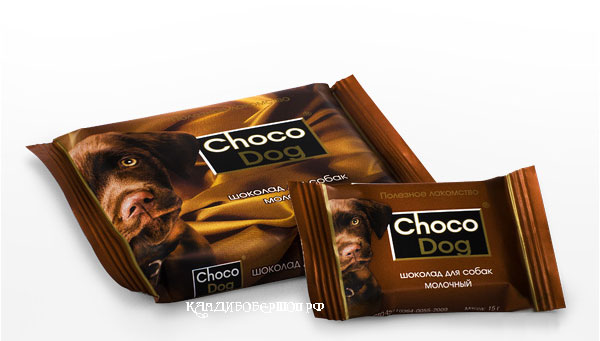 картинка Шоколад молочный "Choco Dog" для собак от зоомагазина Кандибобер