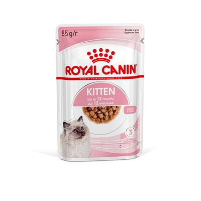 картинка Royal Canin. Кусочки в соусе для котят: 4-12 мес. (Kitten Instinctive)  от зоомагазина Кандибобер