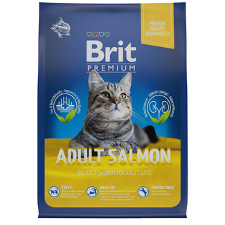 картинка Brit сухой корм премиум класса с лососем для взрослых кошек от зоомагазина Кандибобер
