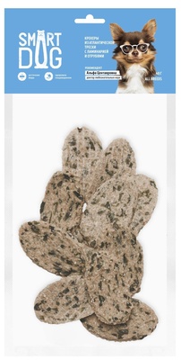 картинка Smart Dog лакомства лакомство для собак Крекеры из атлантической трески с ламинарией и отрубями от зоомагазина Кандибобер