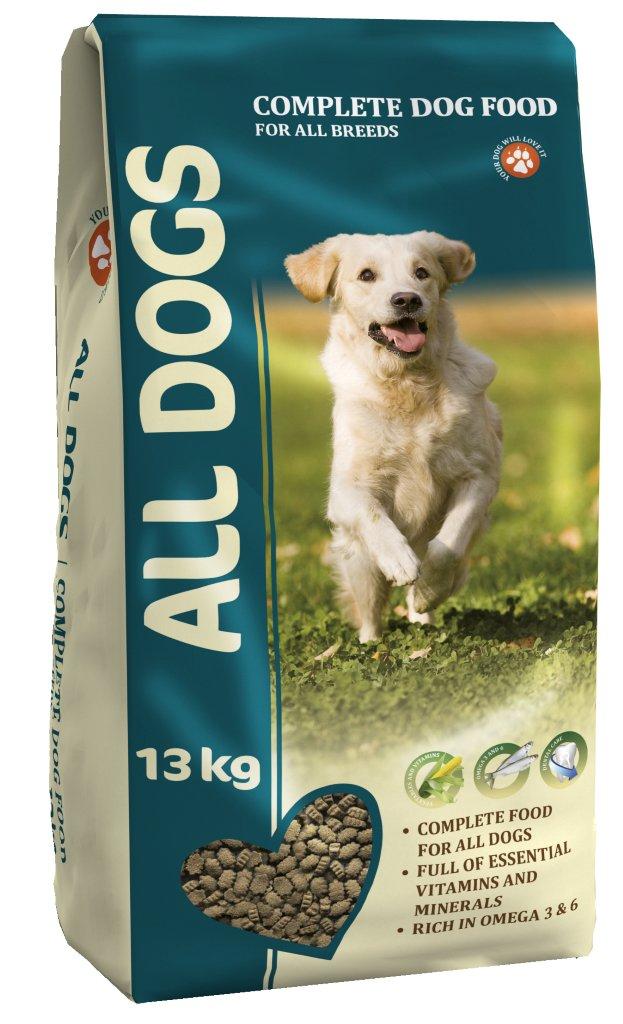 картинка Полнорационный корм All Dogs для взрослых собак от зоомагазина Кандибобер