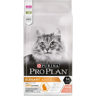 картинка Корм Purina Pro Plan для здоровья шерсти и кожи взрослых кошек, с высоким содержанием лосося от зоомагазина Кандибобер