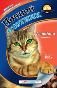 картинка Кусочки в желе для кошек с говядиной от зоомагазина Кандибобер