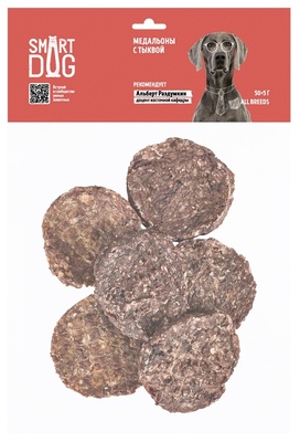 картинка Smart Dog лакомства медальоны с тыквой от зоомагазина Кандибобер
