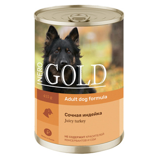 картинка Nero Gold консервы для собак "Сочная индейка" от зоомагазина Кандибобер