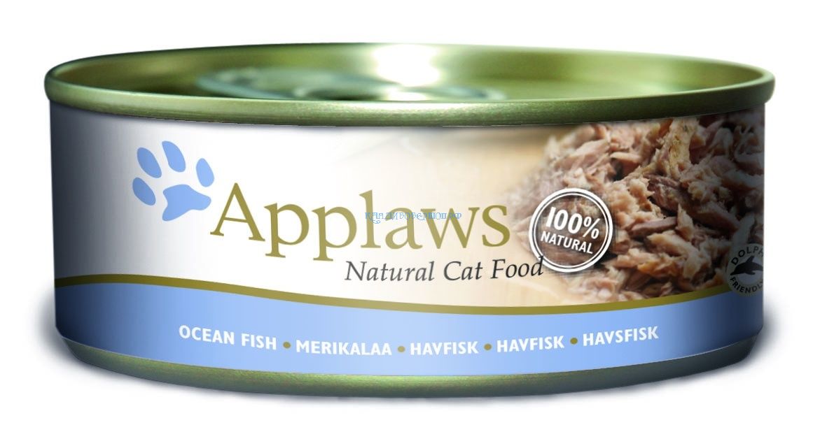 картинка Консервы Applaws для кошек с океанической рыбой от зоомагазина Кандибобер