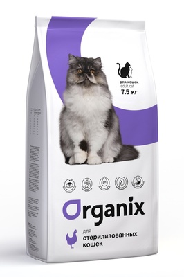 картинка Корм Organix для стерилизованных кошек от зоомагазина Кандибобер