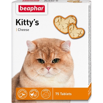 картинка Beaphar кормовая добавка для кошек , Kitty's + Cheese от зоомагазина Кандибобер