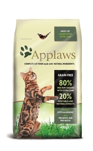 картинка Беззерновой корм Applaws для кошек "Курица и ягненок 80/20%" от зоомагазина Кандибобер