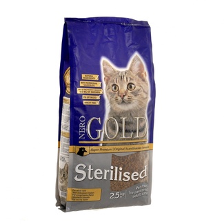 картинка Корм NERO GOLD super premium для профилактики мочекаменной болезни у стерилизованных кошек (Cat Sterilized) от зоомагазина Кандибобер