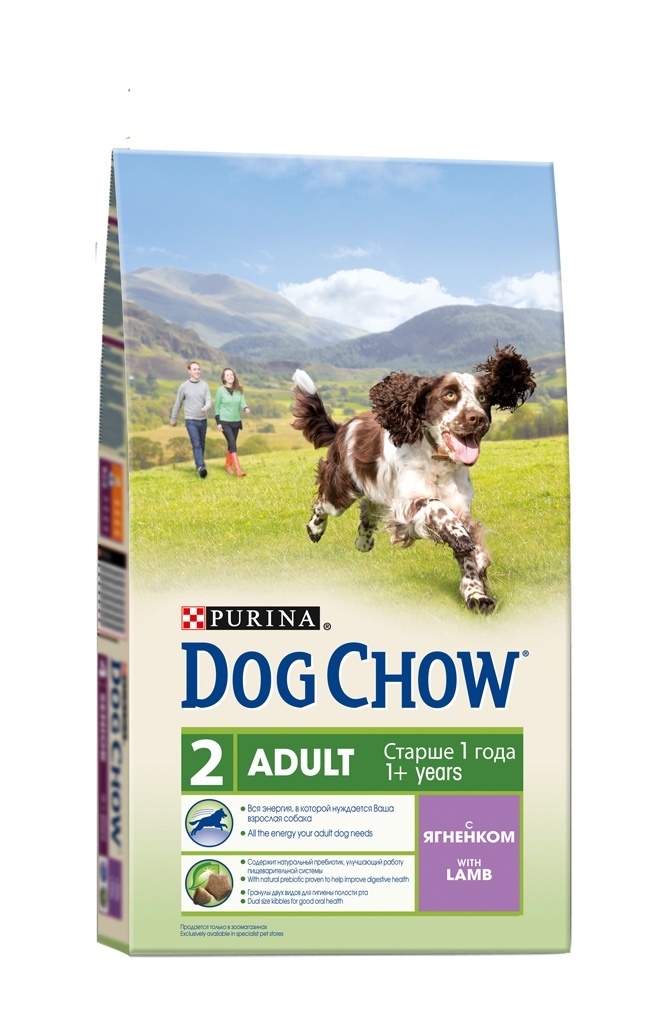картинка Dog Chow. Для взрослых собак с ягненком от зоомагазина Кандибобер