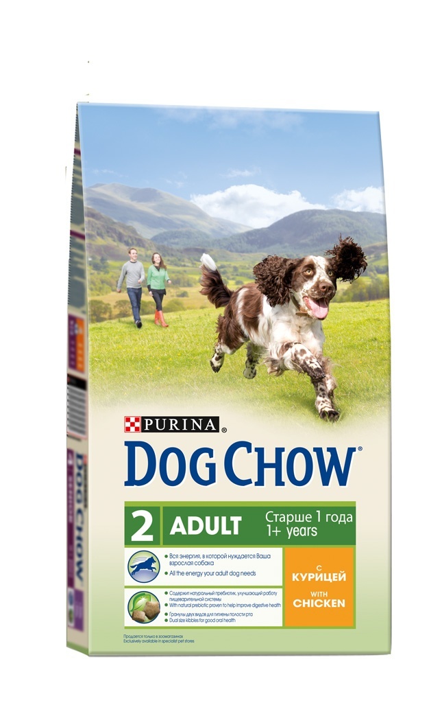 картинка Dog Chow. Для взрослых собак с курицей от зоомагазина Кандибобер