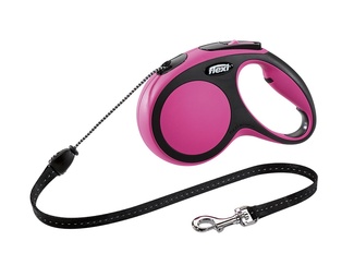 картинка Рулетка-трос для собак, розовая (New Comfort) от зоомагазина Кандибобер