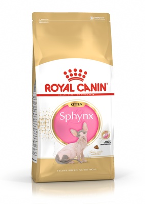 картинка Корм Royal Canin для котят породы сфинкс: от 4 месяцев до 1 года от зоомагазина Кандибобер
