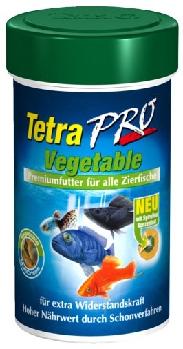 картинка Tetra. Растительный корм для декоративных рыб, чипсы Tetra Pro Vegetable Crisps от зоомагазина Кандибобер
