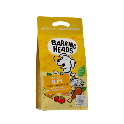картинка Корм Barking Heads для собак с избыточным весом с курицей и рисом "Худеющий толстячок" от зоомагазина Кандибобер
