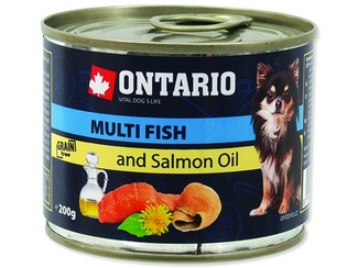 картинка Консервы Ontario для собак: рыбное ассорти от зоомагазина Кандибобер