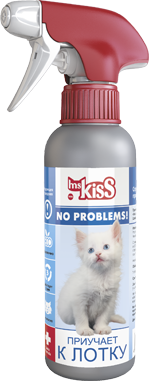 картинка Ms.Kiss. Спрей "No problems": Приучает к лотку от зоомагазина Кандибобер