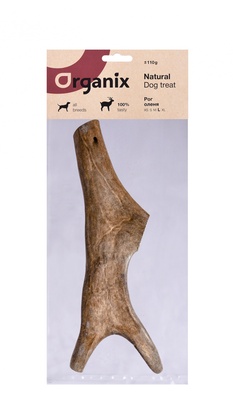 картинка Премиум лакомство рог оленя L, Organix от зоомагазина Кандибобер