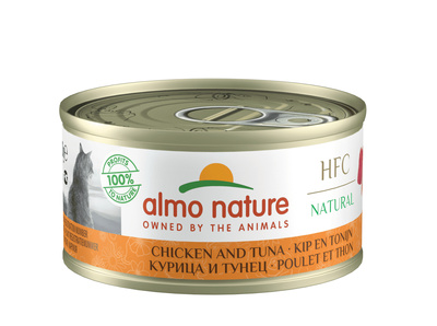 картинка Almo Nature консервы для кошек, с курицей и тунцом, 75% мяса от зоомагазина Кандибобер