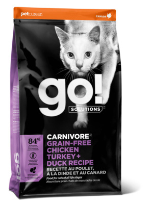    GO!     - 4  : , ,    (GO! CARNIVORE GF Chicken, Turkey + Duck Recipe CF 46/18)   