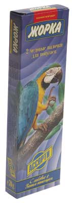 картинка Жорка. Палочки для попугаев Ассорти, 2 шт. от зоомагазина Кандибобер