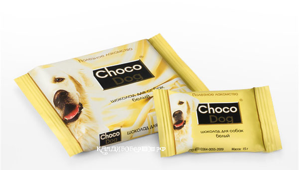 картинка Шоколад белый "Choco Dog" для собак от зоомагазина Кандибобер