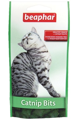 картинка Beaphar подушечки с кошачьей мятой для кошек и котят, Catnip Bits от зоомагазина Кандибобер