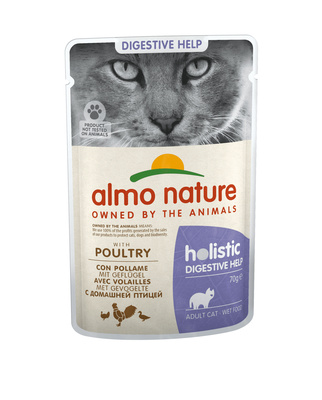 картинка Almo Nature консервы паучи с птицей для кошек для улучшения работы кишечника от зоомагазина Кандибобер