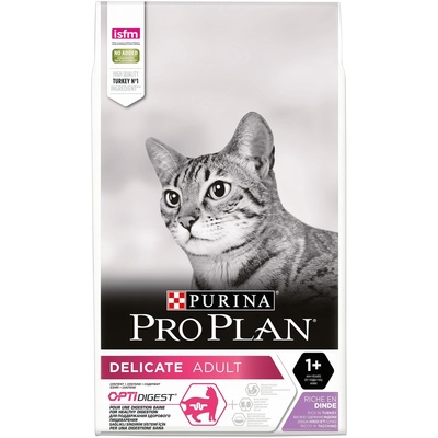 картинка Purina Pro Plan. Для Взрослых кошек с индейкой и рисом - идеальное пищеварение  от зоомагазина Кандибобер