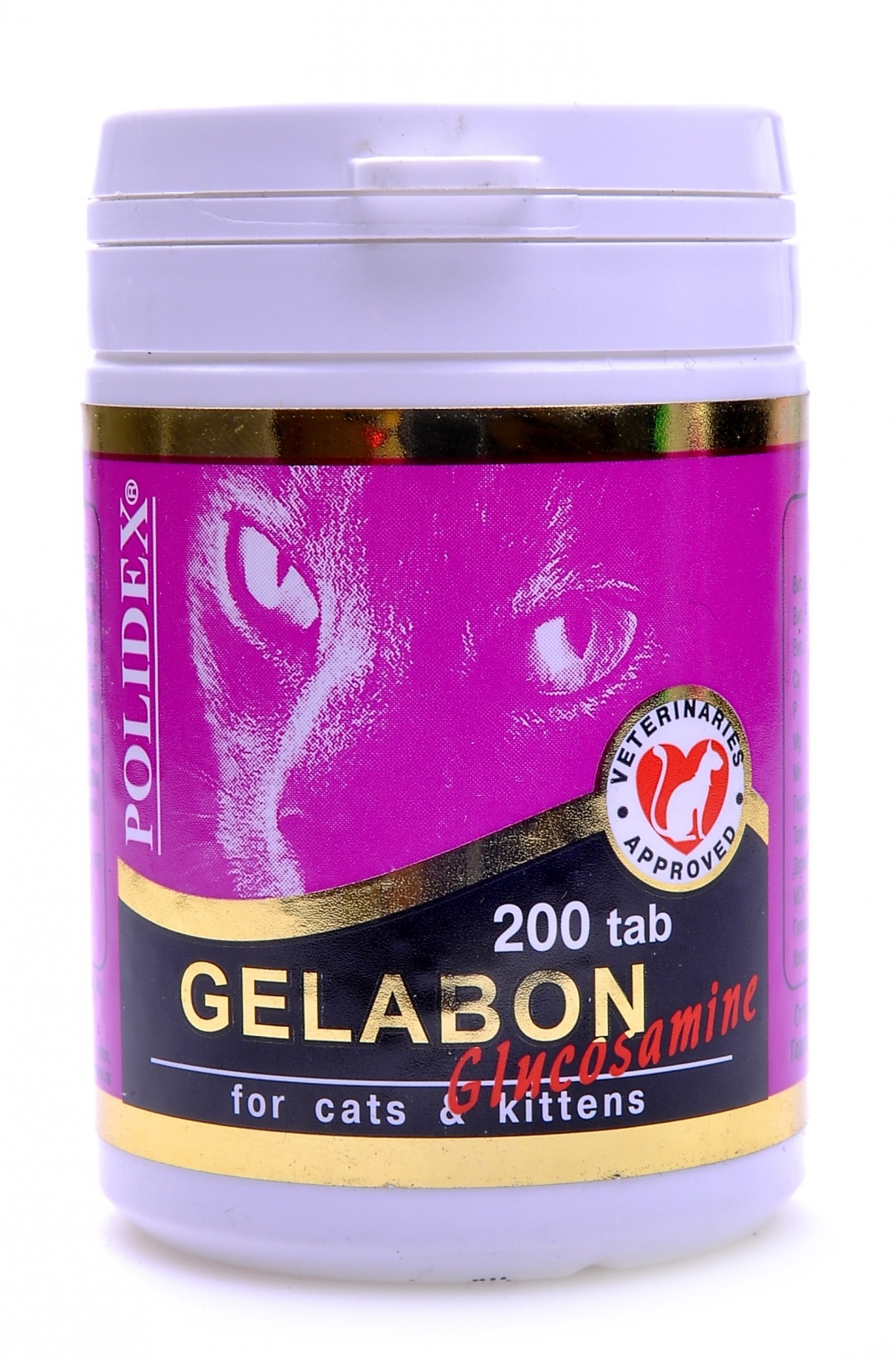 картинка Polidex. Витамины для кошек профилактика и лечение заболеваний суставов 200 таблеток (Gelabon Glucozamine) от зоомагазина Кандибобер