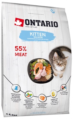 картинка Корм Ontario для котят с лососем от зоомагазина Кандибобер